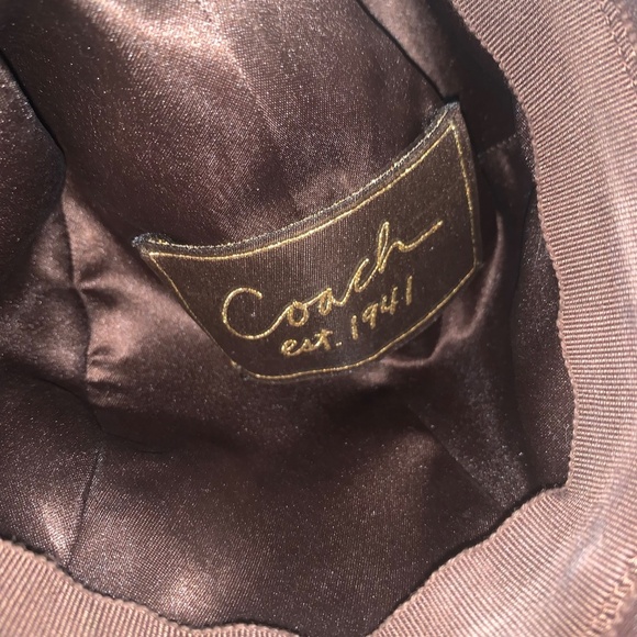 Coach Vintage Rare Signature Canvas Jockey Hat S - Picture 9 of 9